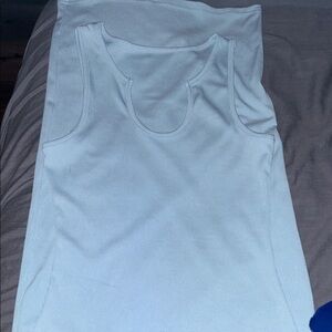 Baby blue bodycon maxi dress